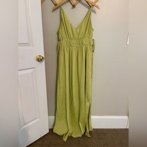 Taylor Chartreuse Maxi Dress